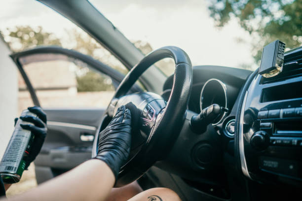 mobile exterior car detailing service in Chula Vista neighborhood driveway