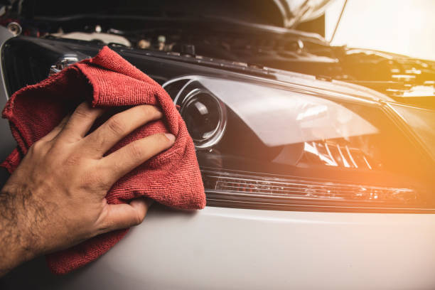 mobile exterior auto detailing service in Eastlake Chula Vista driveway