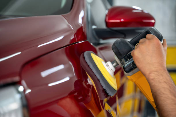 mobile exterior car detailing service in Chula Vista driveway