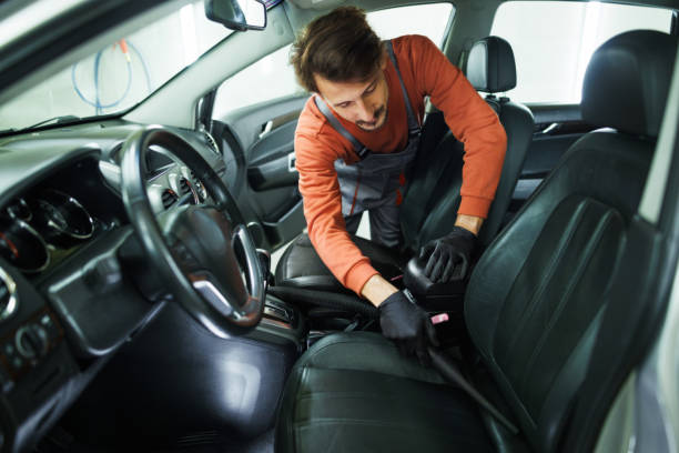 interior car detailing in Otay Ranch Chula Vista with extraction and steam cleaning for seats and carpets