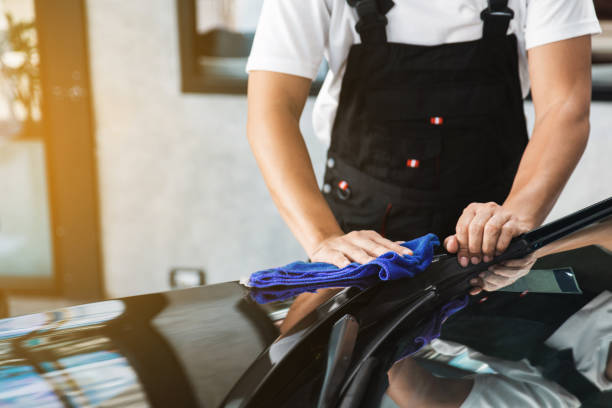 mobile interior car detailing service in Chula Vista driveway