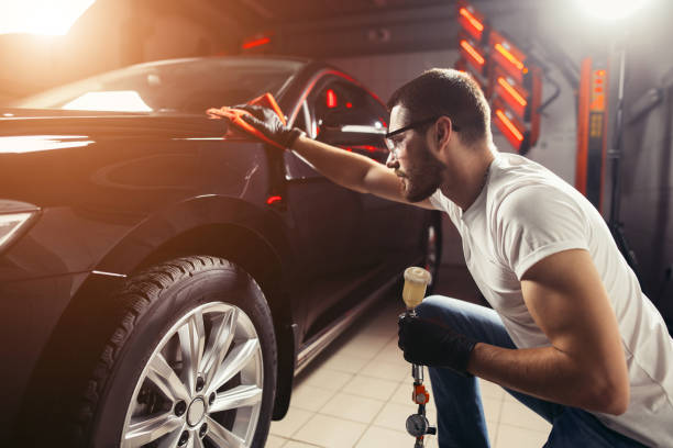 mobile exterior car detailing service in Eastlake Chula Vista driveway