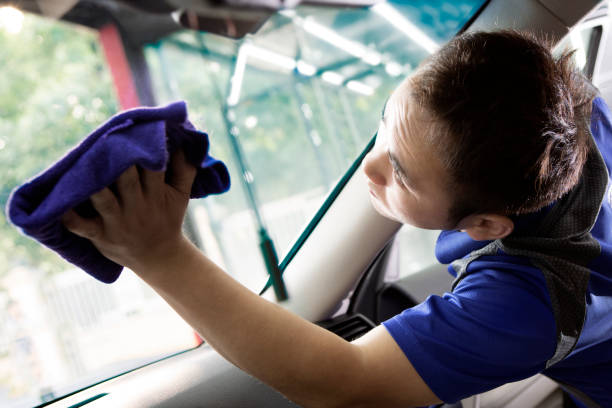 interior car detailing in Eastlake with deep cleaning and vacuum service