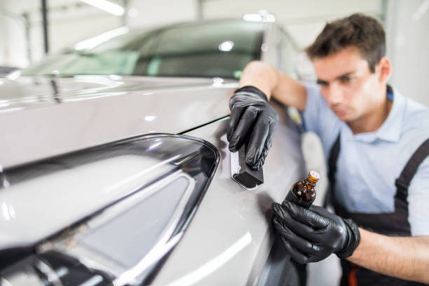 mobile interior car detailing service in Chula Vista cleaning seats and center console