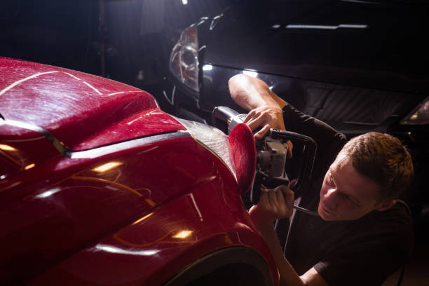 mobile exterior car detailing service in Eastlake Chula Vista driveway
