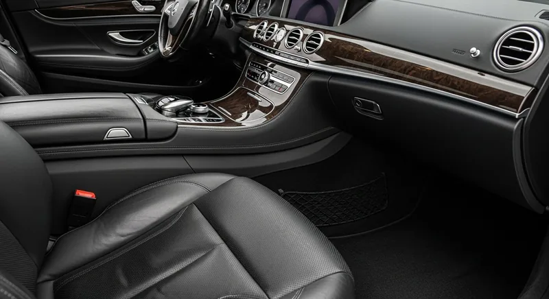 Interior car detailing with deep-cleaned seats and dashboard in Chula Vista
