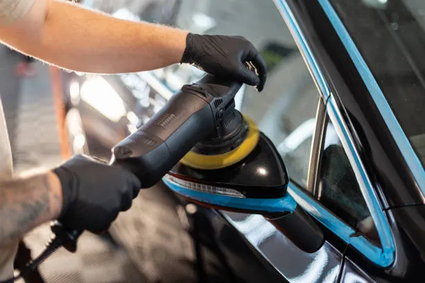 mobile exterior car detailing service in Eastlake Chula Vista driveway