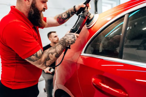 mobile exterior car detailing service in Chula Vista driveway